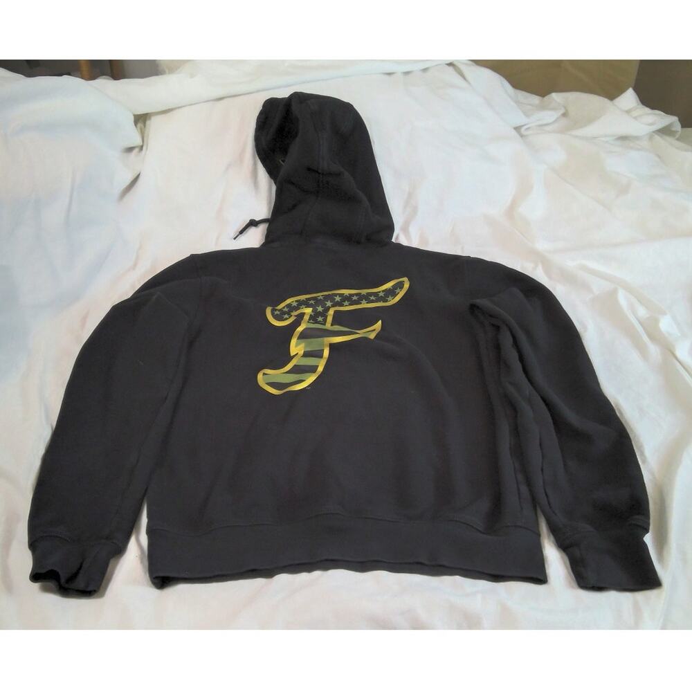 New Era Fred. Nationals 2022 Military Day Pullover Hoodie M Black/Green WAS MiLB
